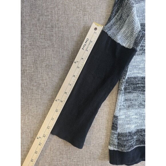 Material Cardigan Sweater Womens M Striped - Picture 11 of 15